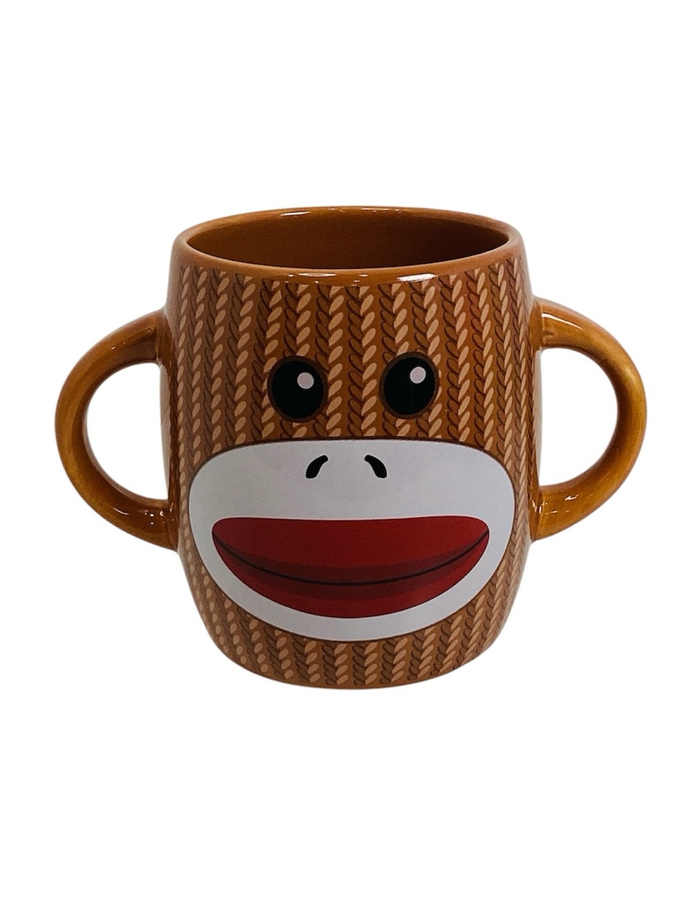 🌺 Galerie Brown Monkey Mug with Dual Handles